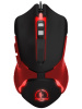 Мышь Jet.A PANTEON MS67 черно-красная (1200-3600dpi, 6 кнопок, LED-подсветка, USB)