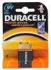 Эл. питания DURACELL 6LR61-1BL (10/30/3600)  Блистер  1 шт  (крона)