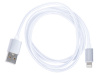 Кабель USB, CANYON CFI-3 Lightning USB Cable for Apple, braided, metallic shell, cable length 1m, Pe