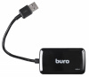 Разветвитель Buro BU-HUB4-U3.0-S 4порт. черный <BU-HUB4-U3.0-S>