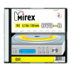 Диск поштучно DVD+R Mirex 4.7 Gb, 16x, Slim Case (1), (1/200)