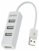 Разветвитель Perfeo USB-HUB 4 Port, (PF-HYD-6010H White) белый <PF_A4526>