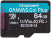 Карта памяти microSD (T-Flash) 64ГБ Kingston Canvas Go Plus 170R A2 U3 V30 Card + ADP EAN