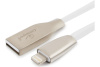 Кабель Cablexpert для Apple CC-G-APUSB01W-1.8M, AM/Lightning, серия Gold, длина 1.8м, белый