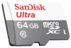 Карта памяти microSD (T-Flash) 64ГБ Sandisk Class10 Ultra Ultra UHS-I 100MB/s <SDSQUNR-064G-GN3MN>