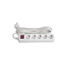Сетевой удлинитель Buro BU-PS5.5/W 5м (5 розеток) белый /w light switch <BU-PS5.5/W>