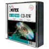 Диск поштучно CD-RW Mirex 700 Mb, 12х, Slim Case (1), (1/200)