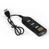 Разветвитель ExeGate EX293976RUS DUB-42 (кабель-адаптер USB2.0 --> 4xUSB2.0, Plug&Play, черный) 