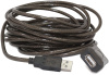 Кабель удлинитель USB 2.0 активный Gembird/Cablexpert UAE-01-10M, AM/AF, 10м