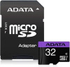 Карта памяти microSD (T-Flash) 32ГБ ADATA  UHS-1 CL10 (AUSDH32GUICL10-RA1) + SD adaptor
