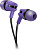 Наушники CANYON CNS-CEP4P Stereo earphone with microphone, 1.2m flat cable, Purple, 22*12*12mm, 