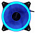 Вентилятор корпуса 120мм Aerocool REV Blue , 120x120x25мм, цвет светодиодов : синий, 3+4pin
