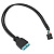 Кабель USB2 - USB3 9pin/19pin, 0.3m CC-U3U2-01 Cablexpert