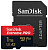 Карта памяти microSD (T-Flash) 64ГБ SanDisk microSDXC Class 10 Ultra UHS-I A1 140MB/s
