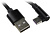 Кабель USB 2.0 type C - 1м JETACCESS JA-DC35 1м черный(опл.,USB/Type-C,L-shape,QC,2A)